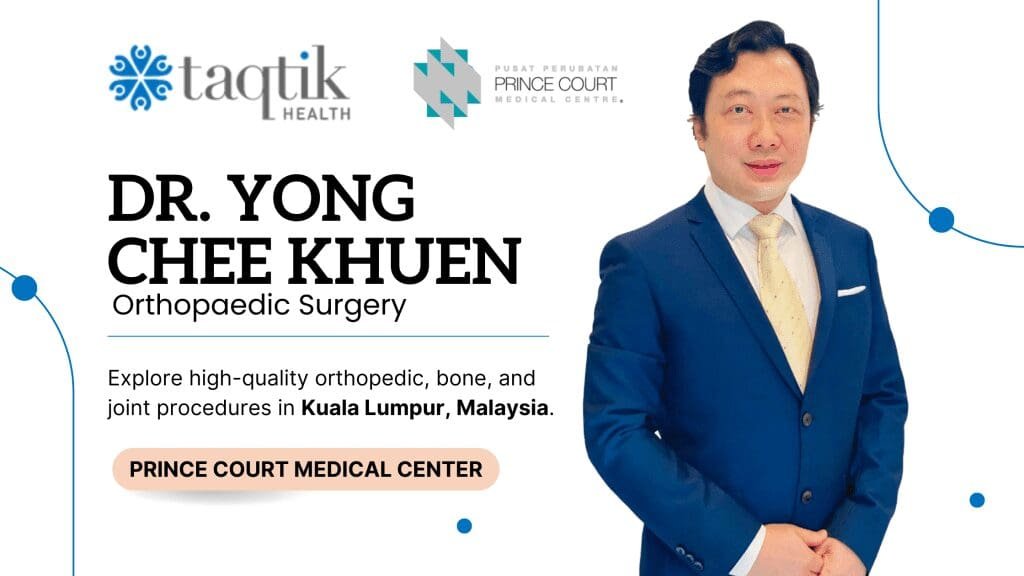 Meet Orthopedic Surgeon Dr Yong Chee Khuen